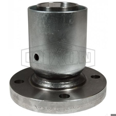 Dixon Holedall External Swage Fixed Flange, 4 ID x 4-53/64 to 4-60/64 OD in, 316 SS, Domestic R64P3SOR15